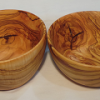 Bowls 2 Small for Gallery Olive Wood