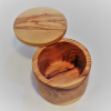 Olive Wood Covered Round Box