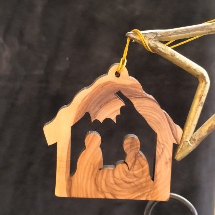 Nativity ornament from Olive Wood