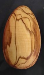 Olive wood egg